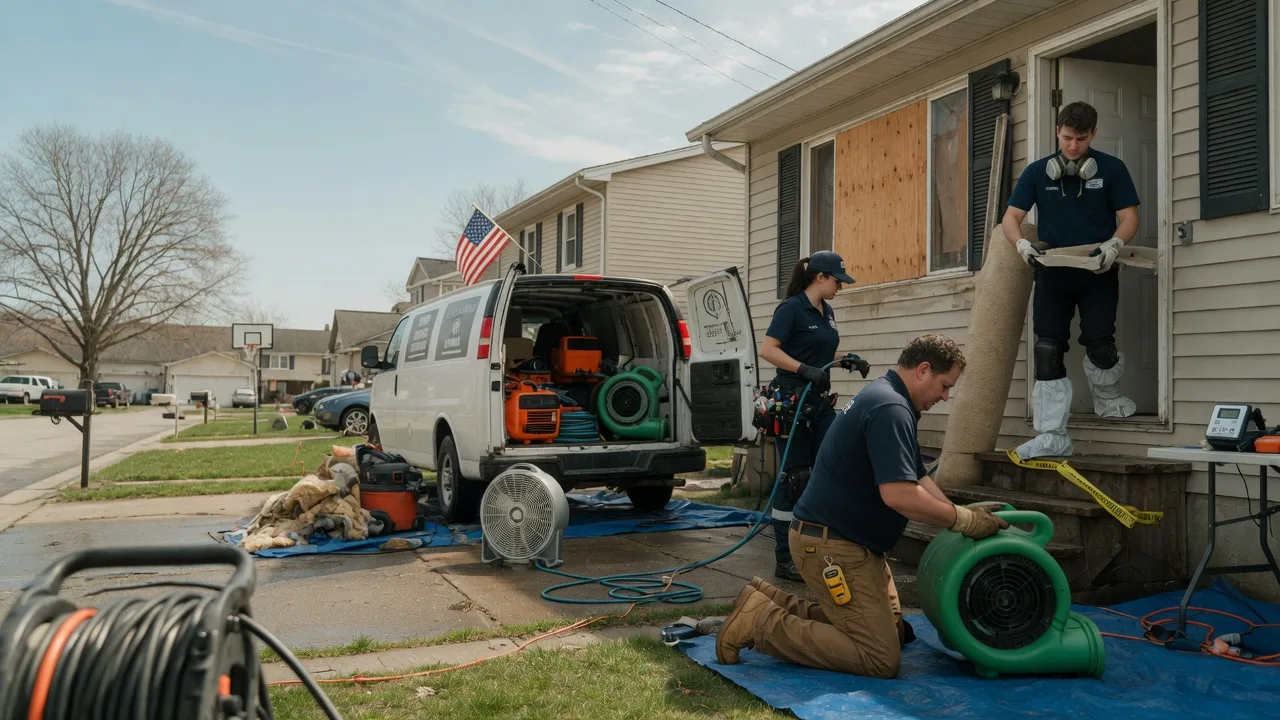 Water Damage Restoration in New Boston, MI near me